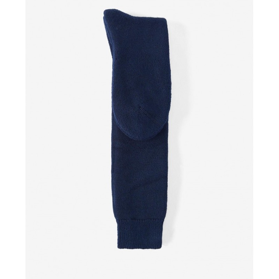 Men'S Barbour | Wellington Knee Socks Mso0143 - Navy