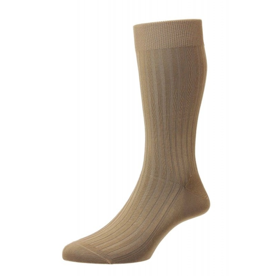 Men'S Pantherella | Danvers Socks - Light Khaki