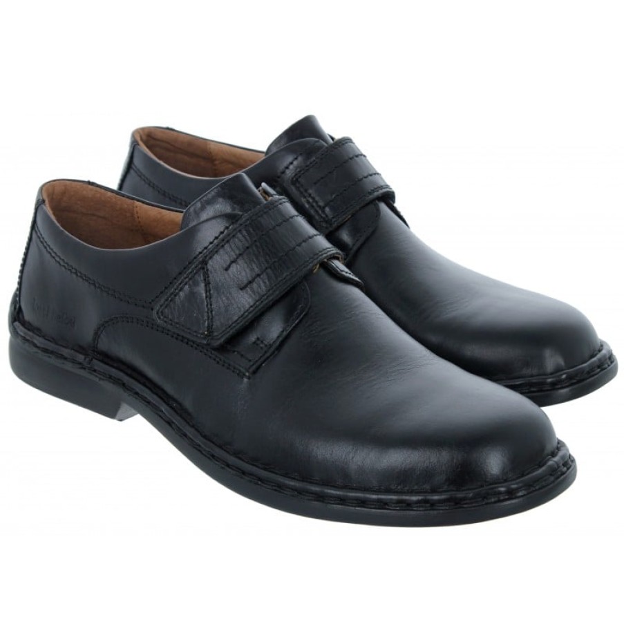 Men'S Josef Seibel | Vigo 09 27282 Velcro Shoes - Schwarz Leather