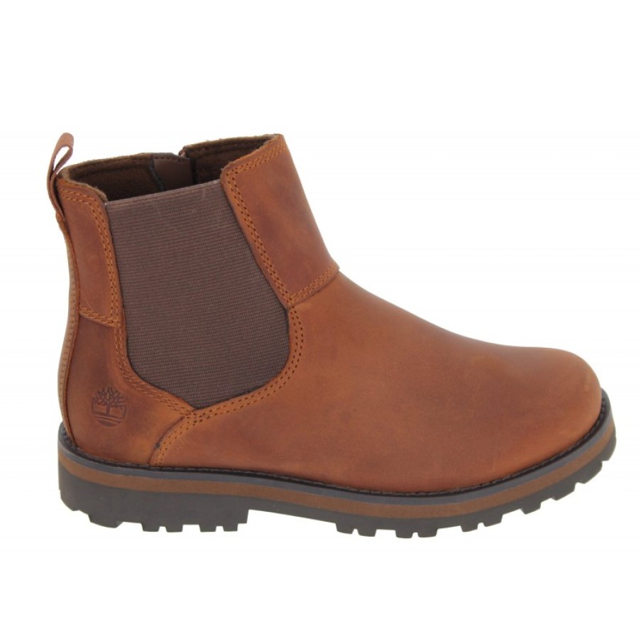 Children'S Timberland Boys Boots | Courma Kid Youth Chelsea Boots - Glazed Ginger