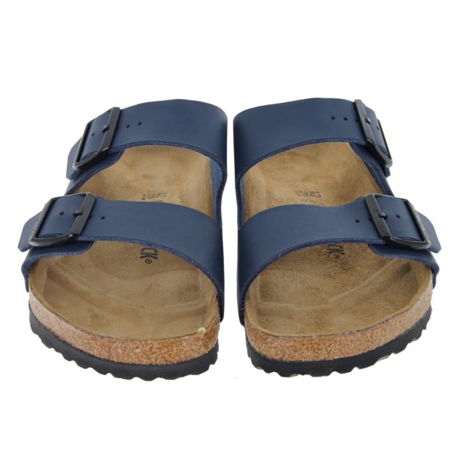 Men'S Birkenstock | Arizona 0051751 Sandals - Blue Birko-Flor