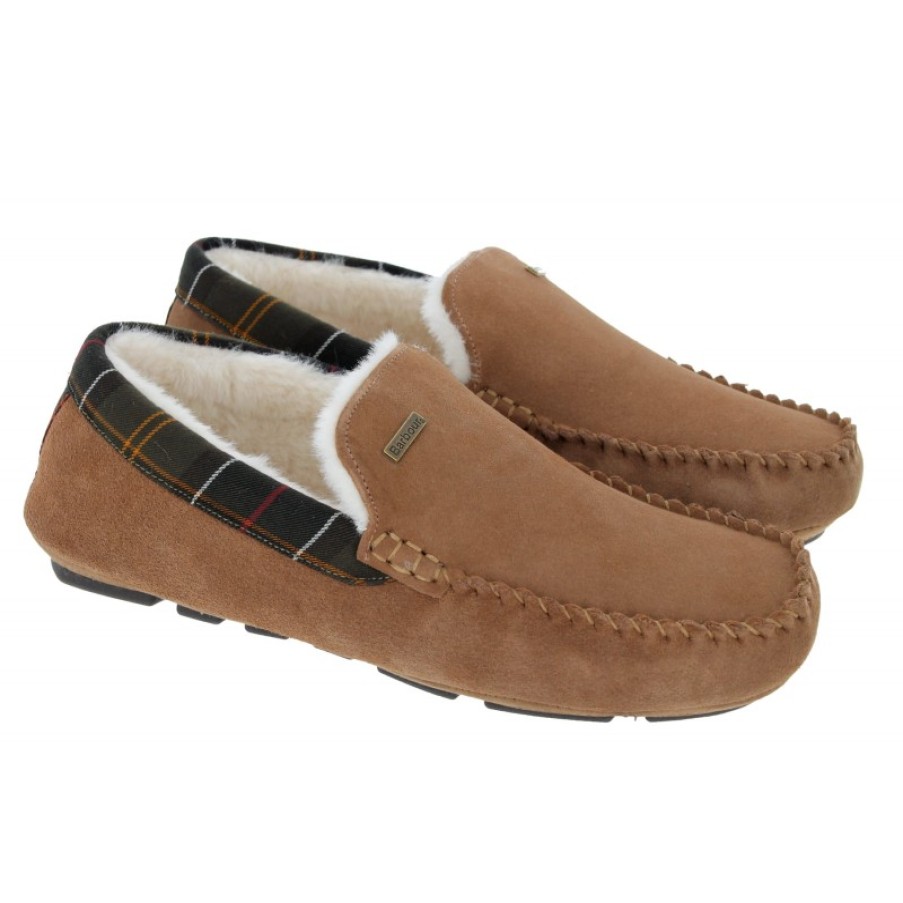 Men'S Barbour | Monty Msl0001 Slippers - Camel