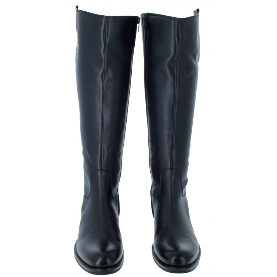 Women'S Gabor | Absolute S 91.608 Knee High Boots - Notte Leather