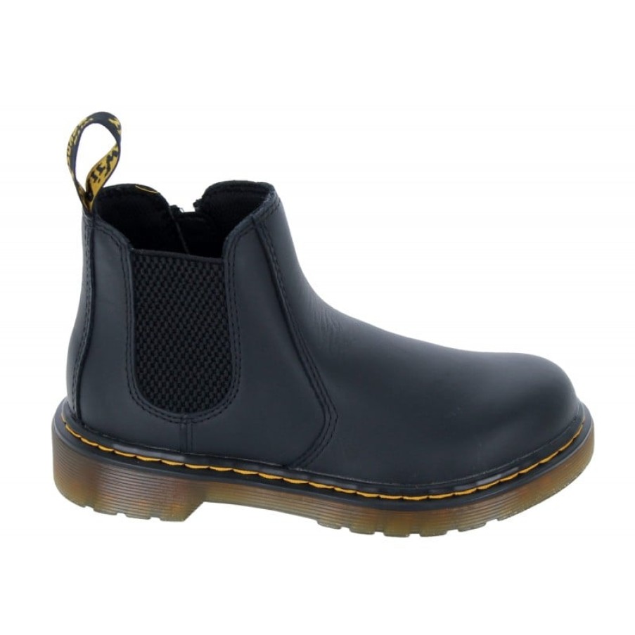 Children'S Dr. Martens Boys Boots | 2976 Junior Boots - Black Leather