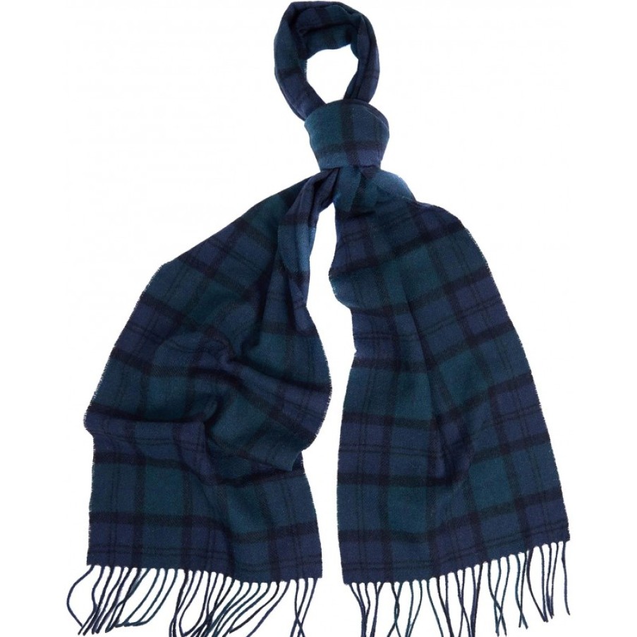 Women'S Barbour | Tartan Lambswool Usc0001 - Navy