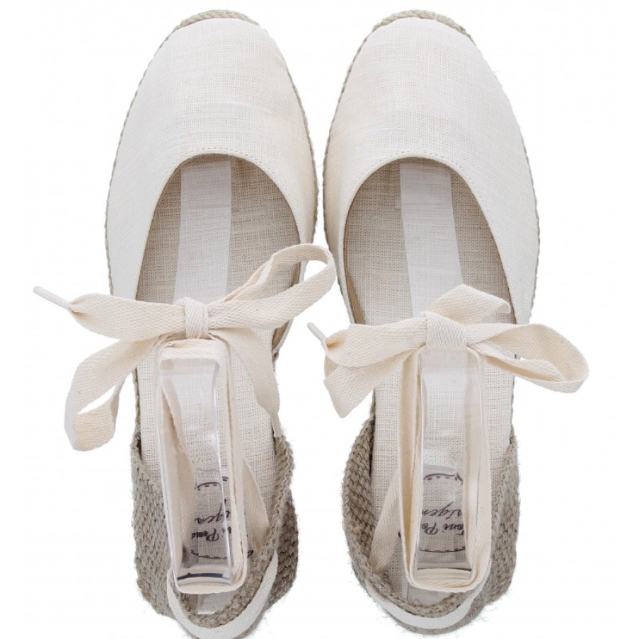 Women'S Toni Pons | Calonge Wedge Espadrilles - Cru Linen