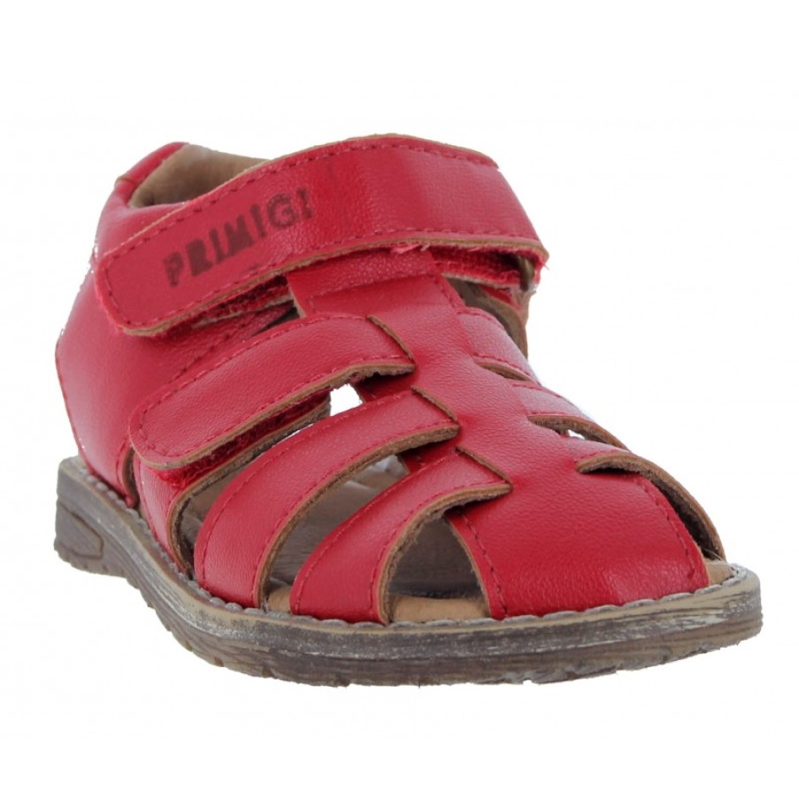 Children'S Primigi Boys Sandals | 3933333 Closed Toe Sandals - Rosso Leather