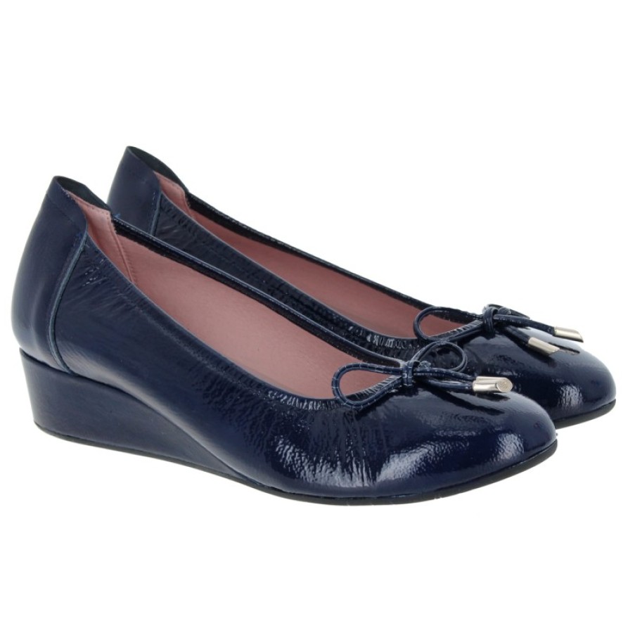 Women'S Sabrinas | Lisboa 81101 Wedge Shoes - Blue Patent