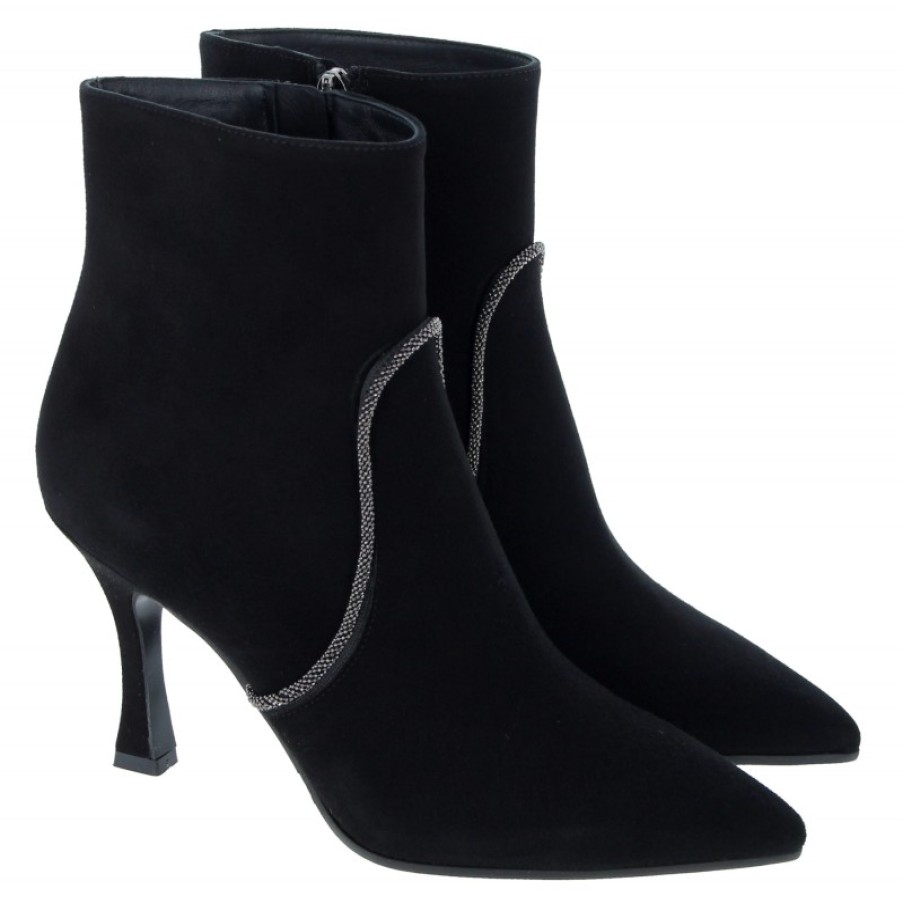 Women'S Evaluna | 1767 Ankle Boots - Black Suede