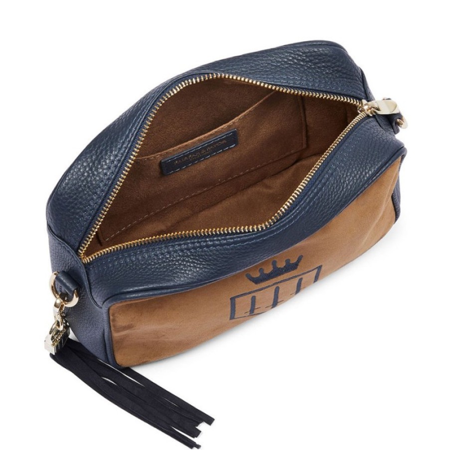 Women'S Fairfax and Favor | Fairfax & Favor Finsbury Cross Body Bag - Tan / Navy