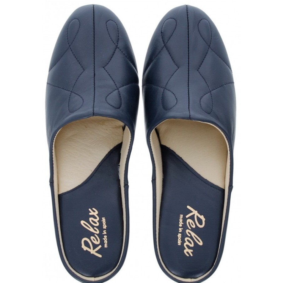 Women'S Gabor | Relax 7312 Slippers - Navy Leather