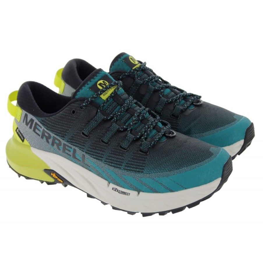 Men'S Merrell | Agility Peak 4 Gt J067343 Waterproof Shoes - Jade Vert