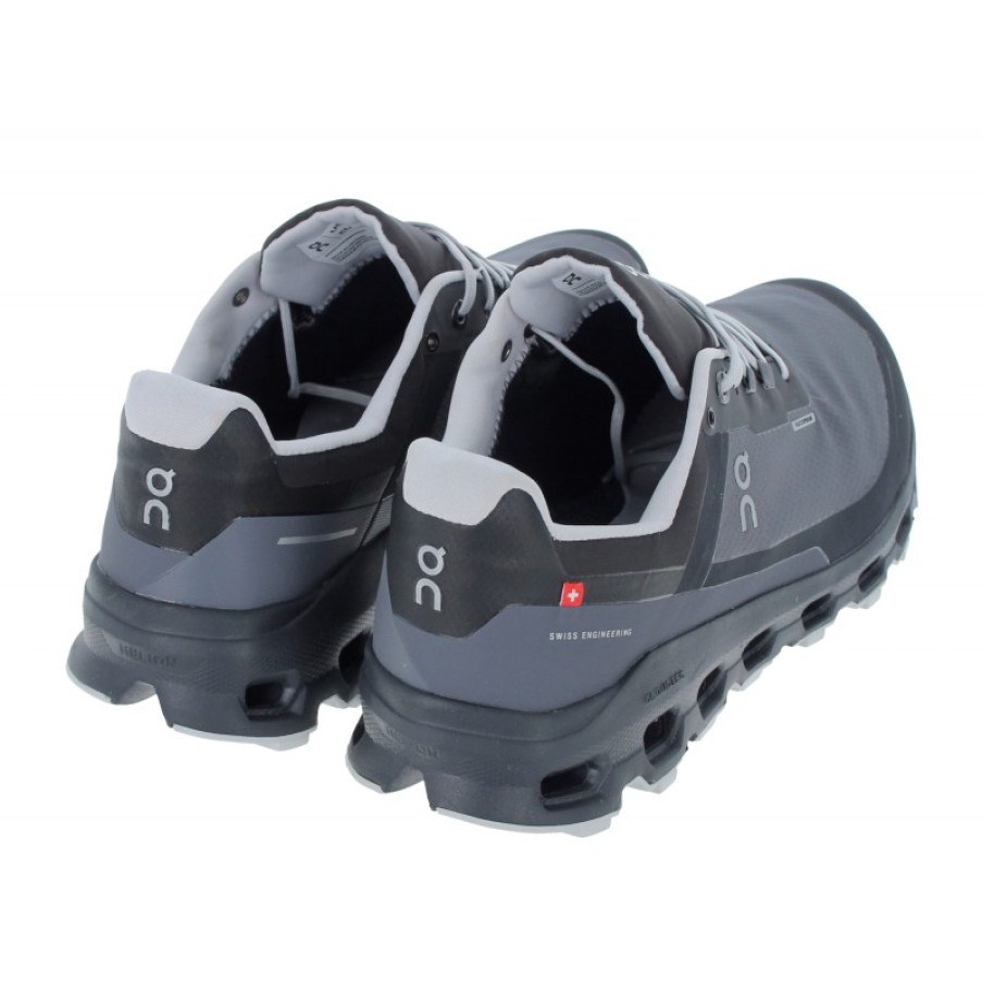 Men'S On Running | Cloudvista Mens Waterproof Trainers 74.98571 - Eclipse/ Black