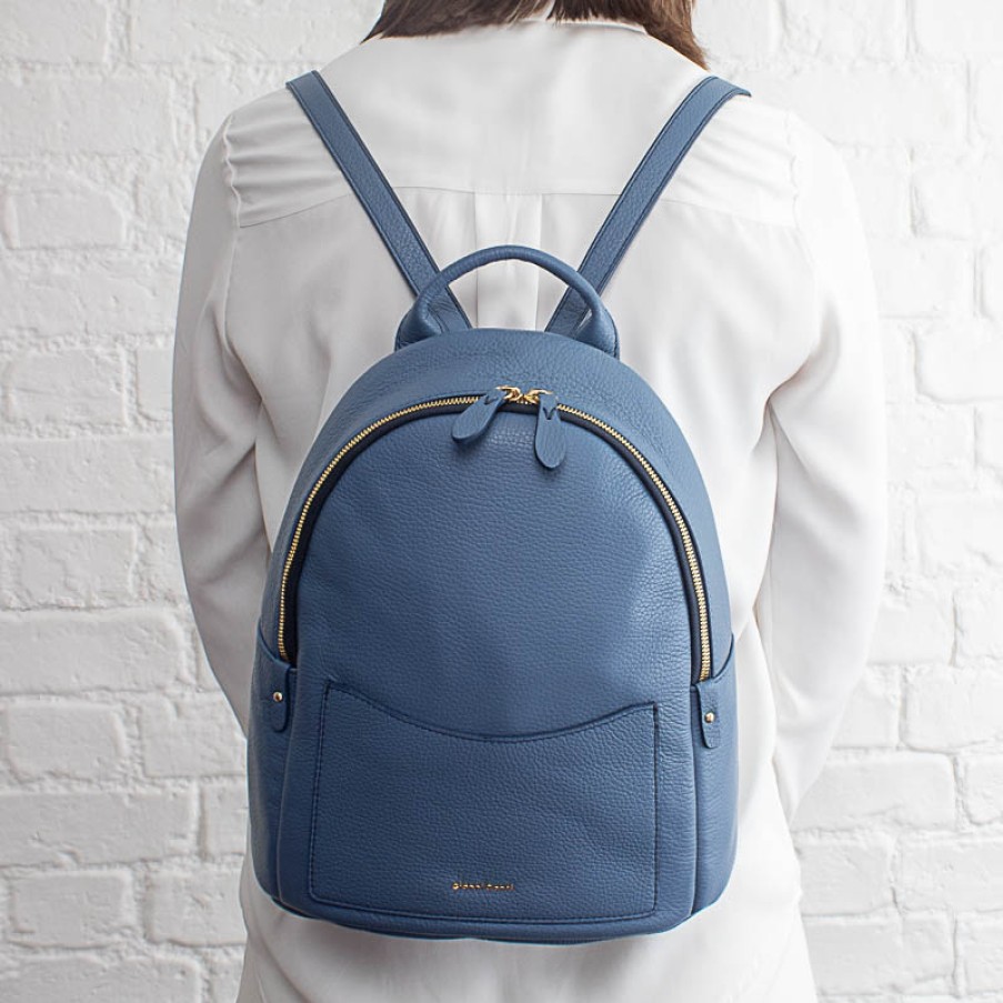 Women'S Gianni Conti | 2464285 Backpack - Jeans Leather