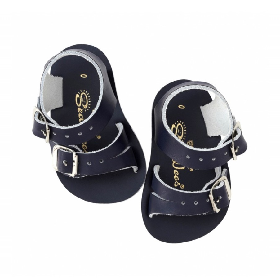 Children'S Salt-Water Boys Sandals | Seaweed Toddler Sandals - Navy