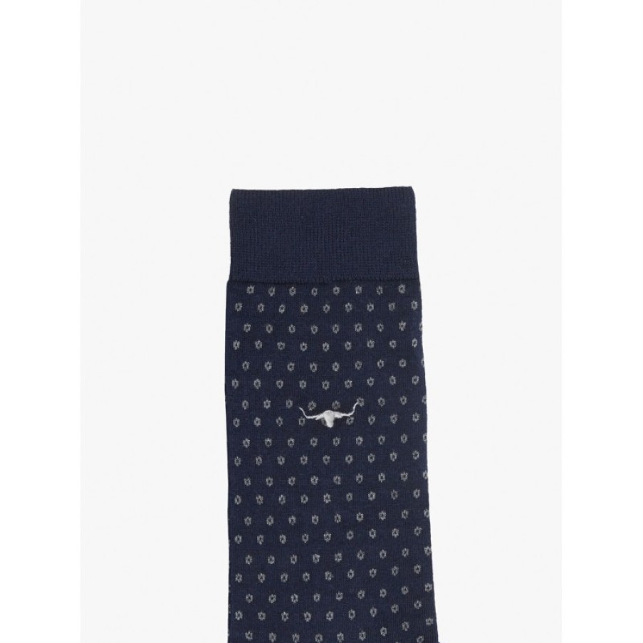 Men'S R. M. Williams | Nelson Sock - Navy/Grey