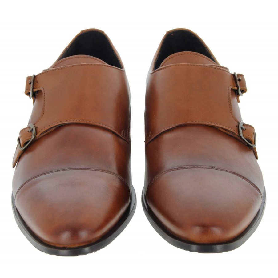 Men'S The Golden Boot | Golden Boot Silva 5809 Monk Shoes - Cuero Leather