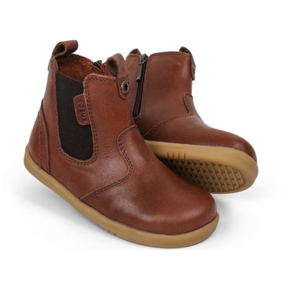 Children'S Bobux Boys Boots | I Walk Jodhpur 6208 Boots - Toffee