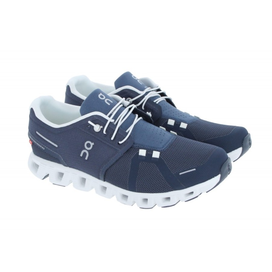 Men'S On Running | Cloud 5 59.98916 Mens Trainers - Midnight/White