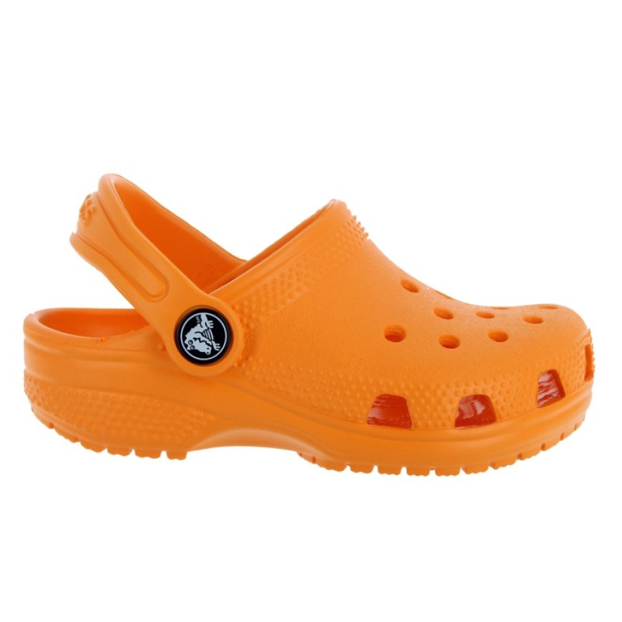 Children'S Crocs Boys Sandals | Classic Clog Toddler 206990 - Orange Zing