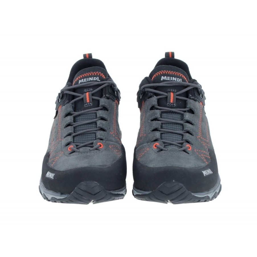 Men'S Meindl | Ontario Gtx 3938 Walking Shoes - Schwarz/Orange