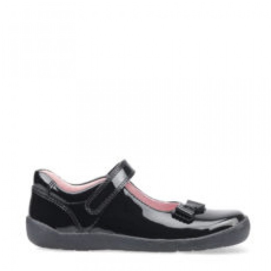 Children'S Start-Rite Girls School Shoes | Giggle School Shoes - Black Patent