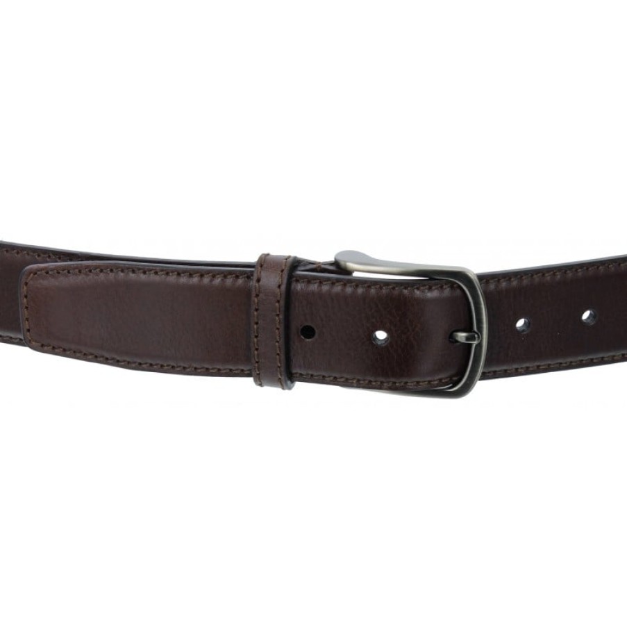 Men'S The Golden Boot | Golden Boot - 10043 Belts - Brown Leather