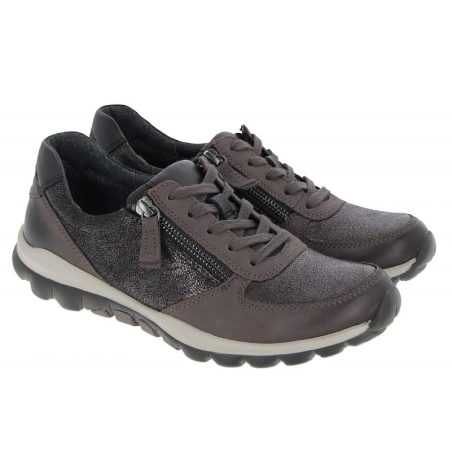 Women'S Gabor | Fantastic 36.968 Trainers - Vulcano Leather