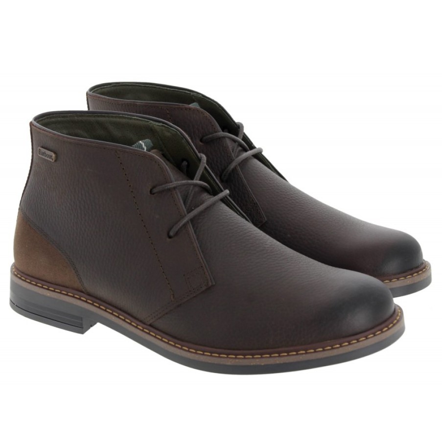 Men'S Barbour | Readhead Chukka Boots Mfo0138 - Mocha Leather