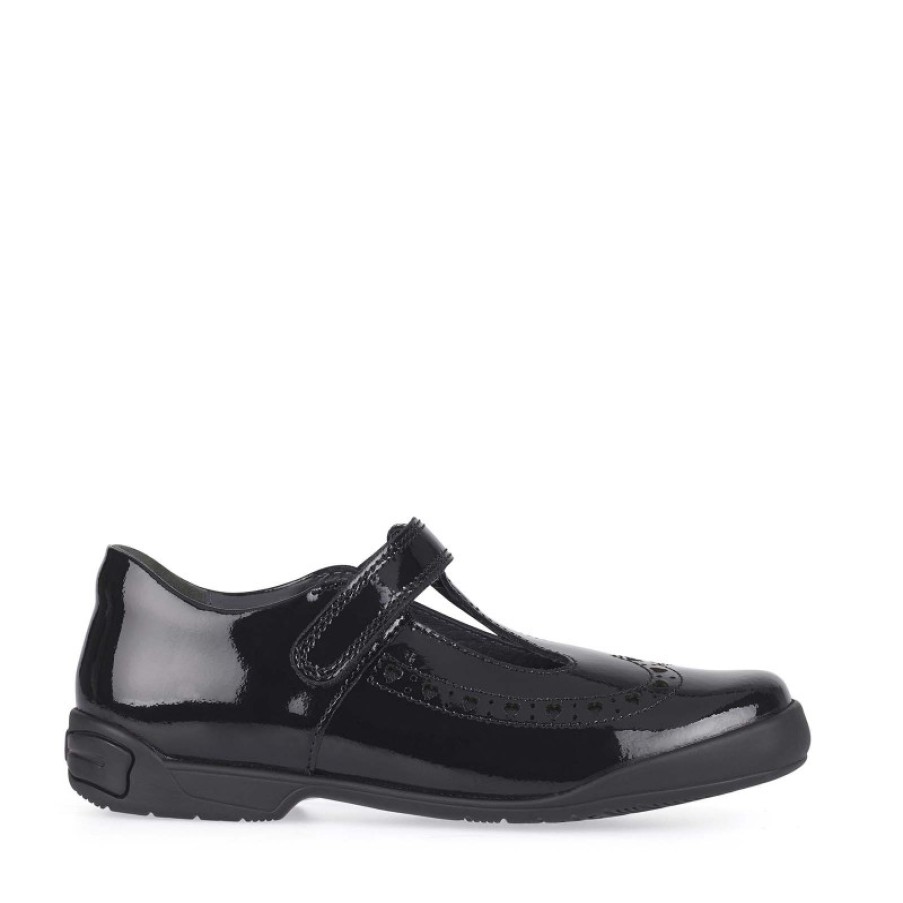 Children'S Start-Rite Girls School Shoes | Leapfrog School Shoes - Black Patent