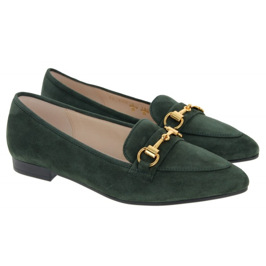 Women'S Gabor | Caterham 31.302 Loafers - Forest Suede