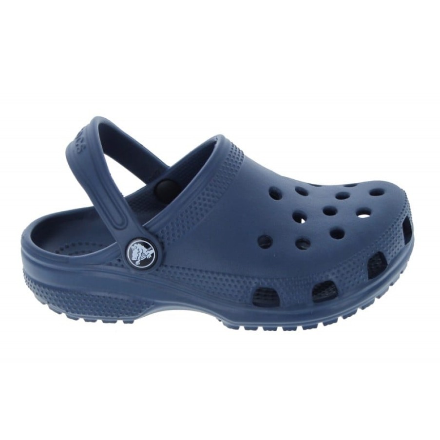 Children'S Crocs Boys Sandals | Kids Classic Clog 204536 - Navy