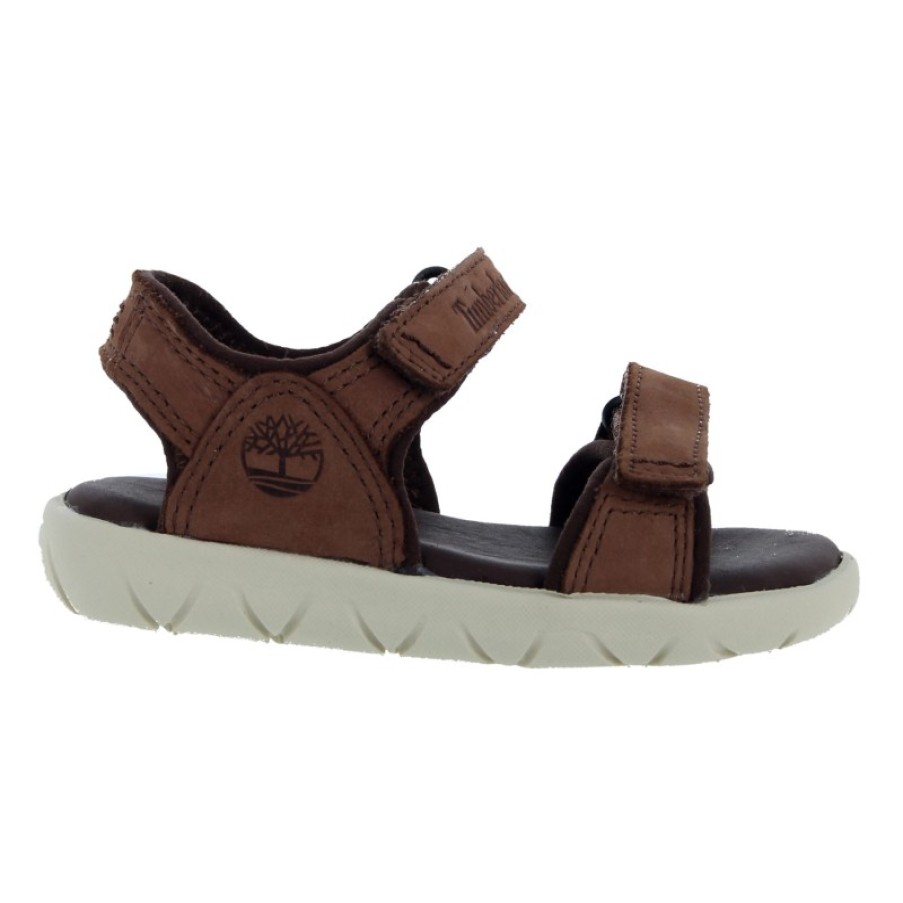 Children'S Timberland Boys Sandals | Nubble Sandals - Medium Brown Nubuck