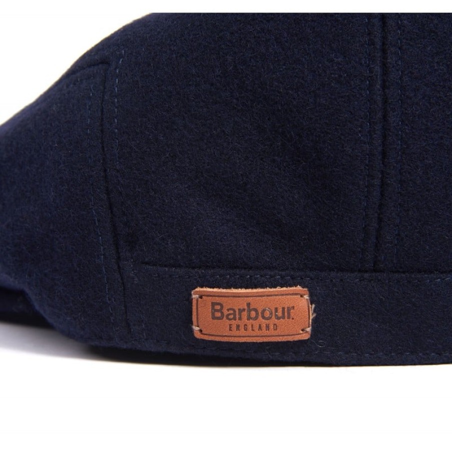 Men'S Barbour | Redshore Flat Cap Mha0439 - Navy