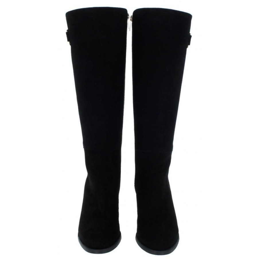 Women'S Evaluna | 8529A Knee High Boots - Black Suede