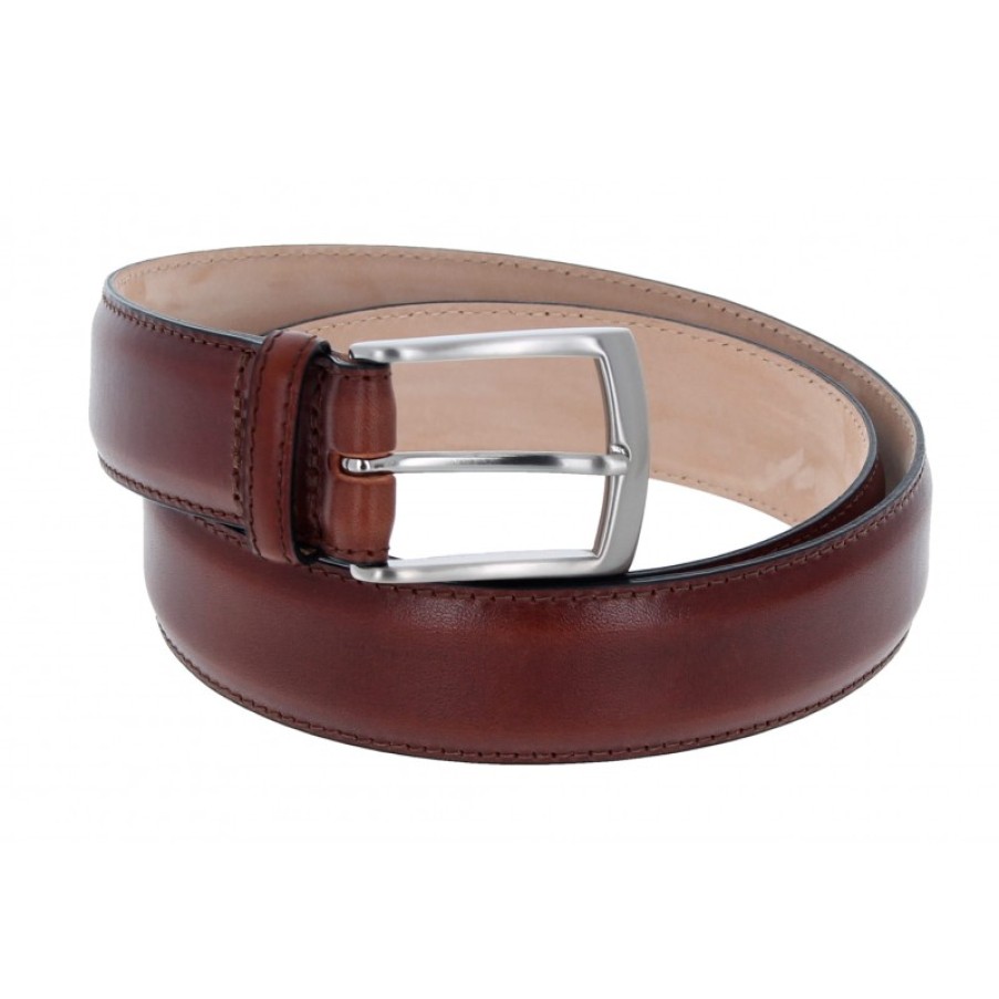 Men'S Loake | Henry Belt - Conker