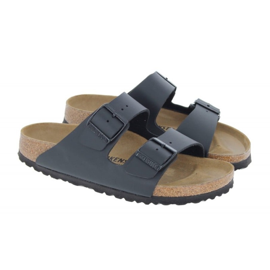 Women'S Birkenstock | Arizona 0051793 Sandals - Black Birko-Flor