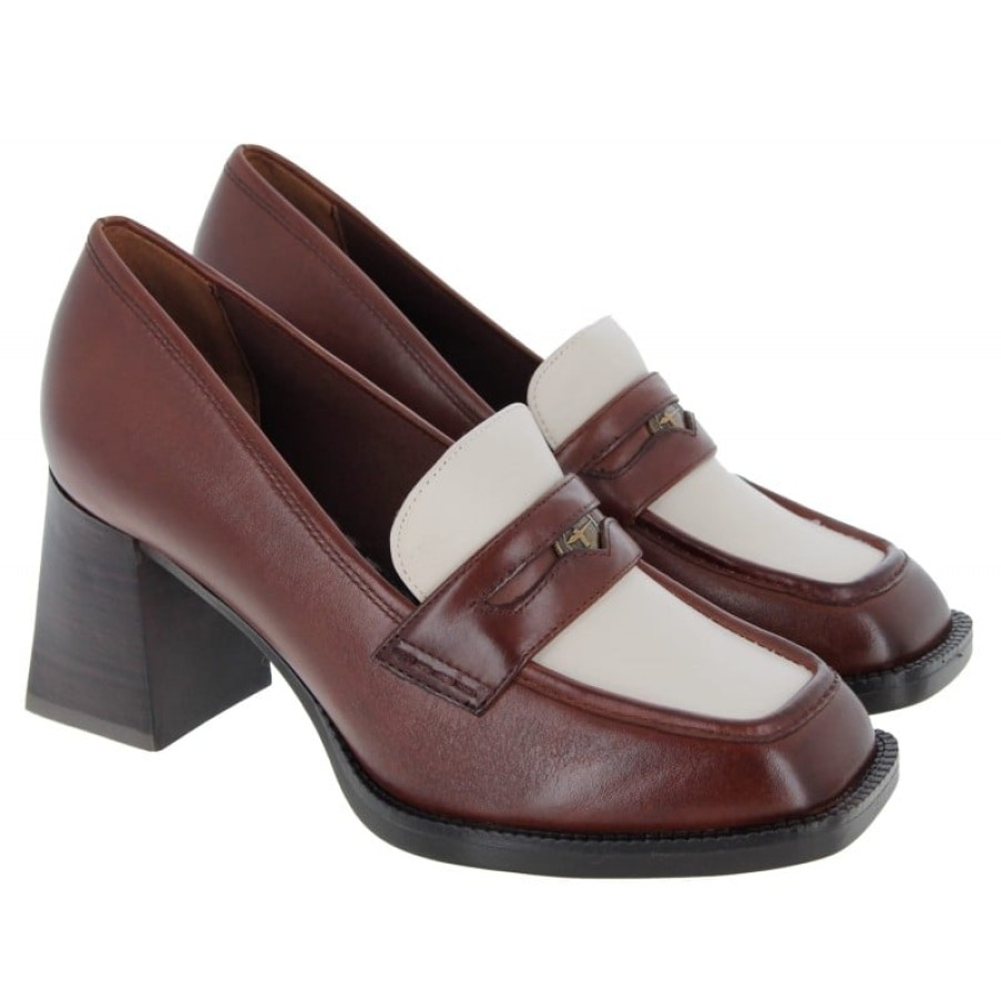 Women'S Tamaris | Jelia 24429 Loafers - Cognac Comb Leather