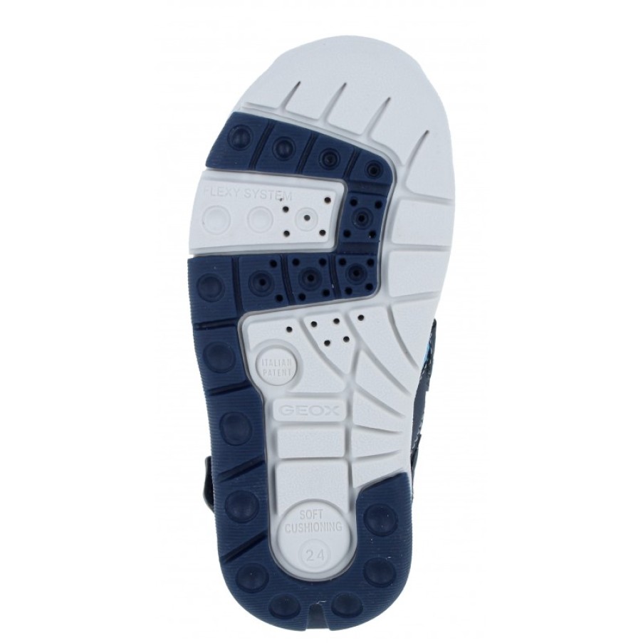 Children'S Geox Boys Sandals | B920Fb B S.Multyb B Closed Toe Sandals - Navy/Azure