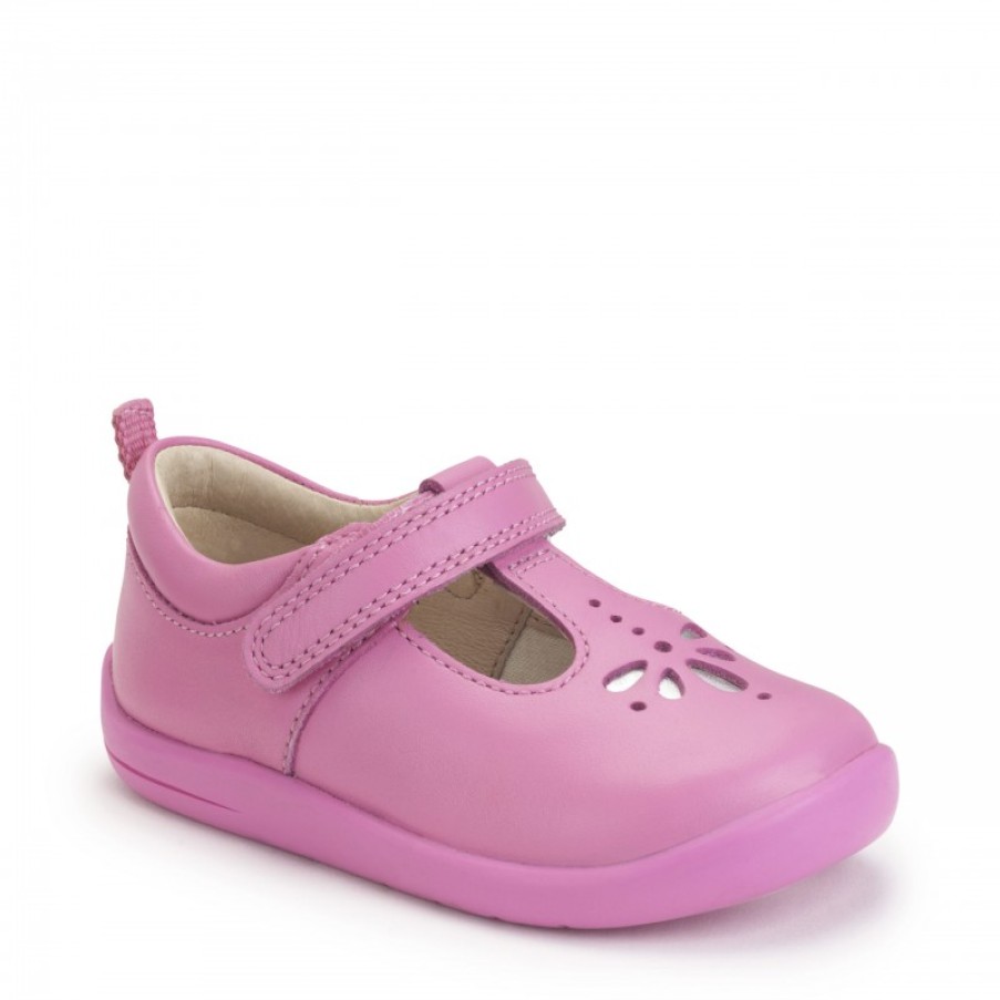 Children'S Start-Rite Girls Shoes | Puzzle Shoes - Rose Pink Leather