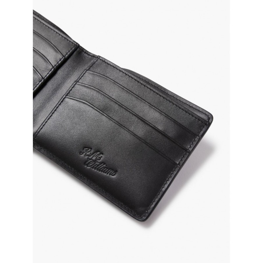 Men'S R. M. Williams | City Slim Bi-Fold Wallet - Black Crocodile