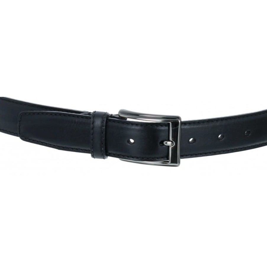 Men'S The Golden Boot | Golden Boot 10876 Belt - Black Leather