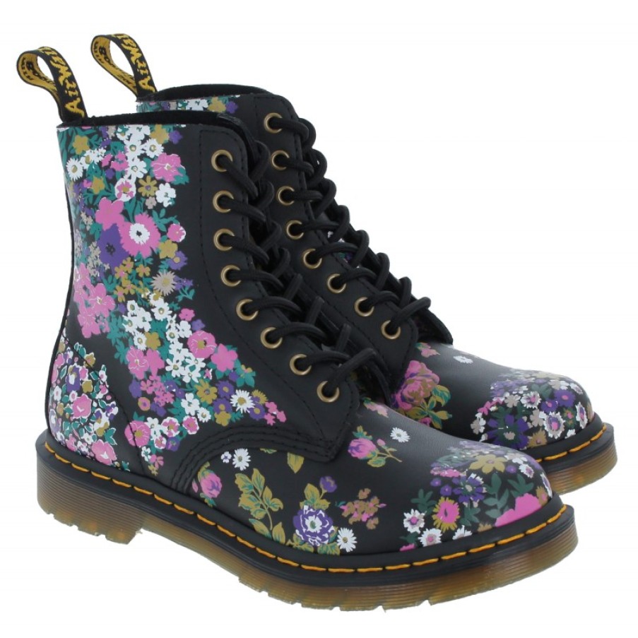 Women'S Dr. Martens | 1460 Pascal Boots - Vintage Floral Backhand Leather