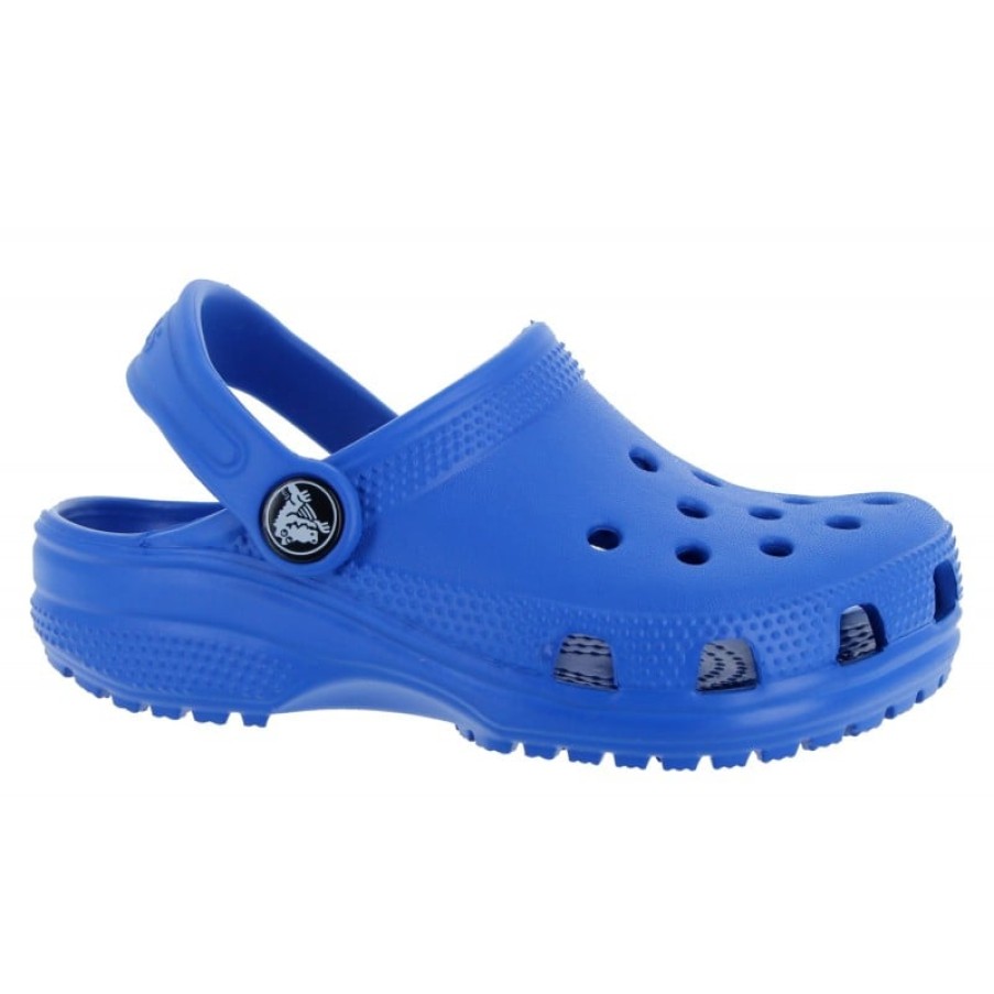 Children'S Crocs Girls Sandals | Classic Clog Toddler 206990 - Blue Bolt