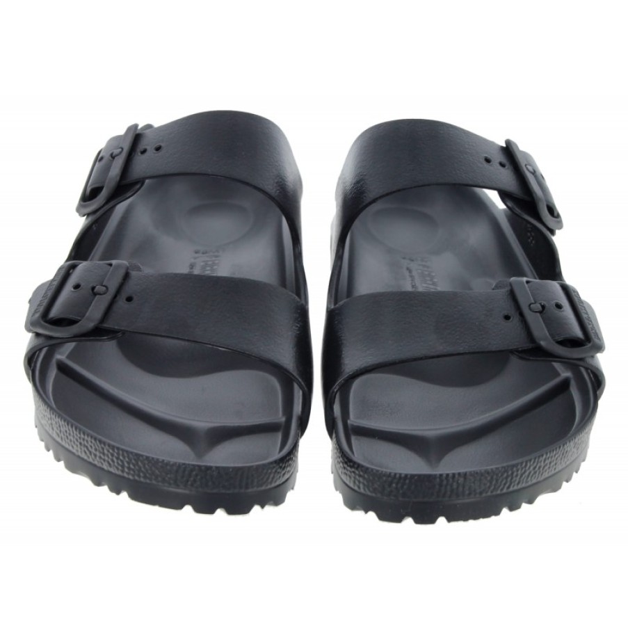 Men'S Birkenstock | Arizona Essentials 0129421 Sandals - Black Eva