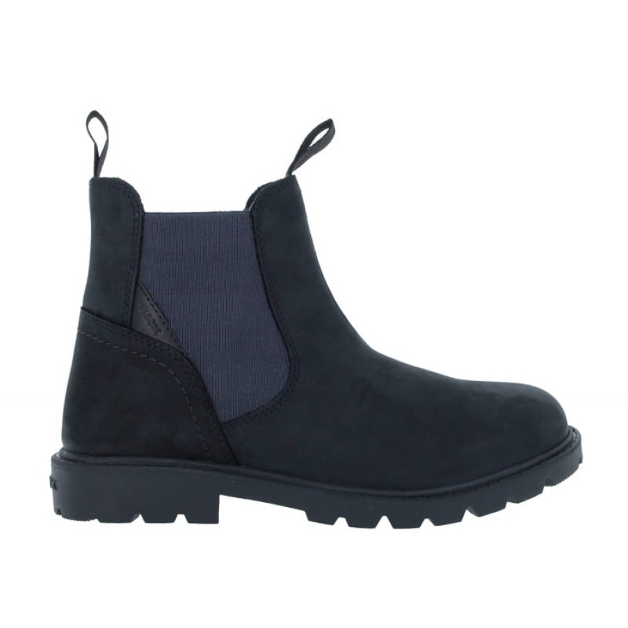 Children'S Geox Boys Boots | J16Faa J Shaylax Ankle Boots - Black/Navy