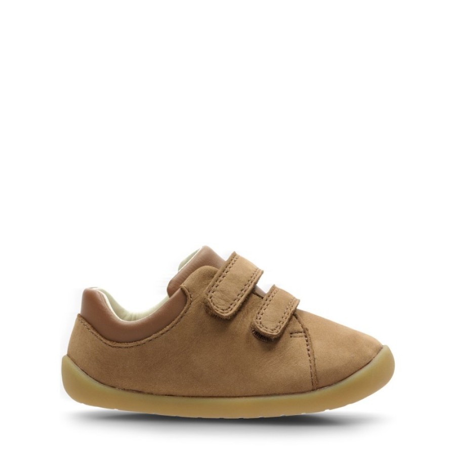 Children'S Clarks Boys Shoes | Roamer Craft Toddler Shoes - Tan