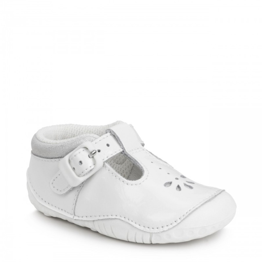 Children'S Start-Rite Girls Shoes | Baby Bubble Shoes - White Patent