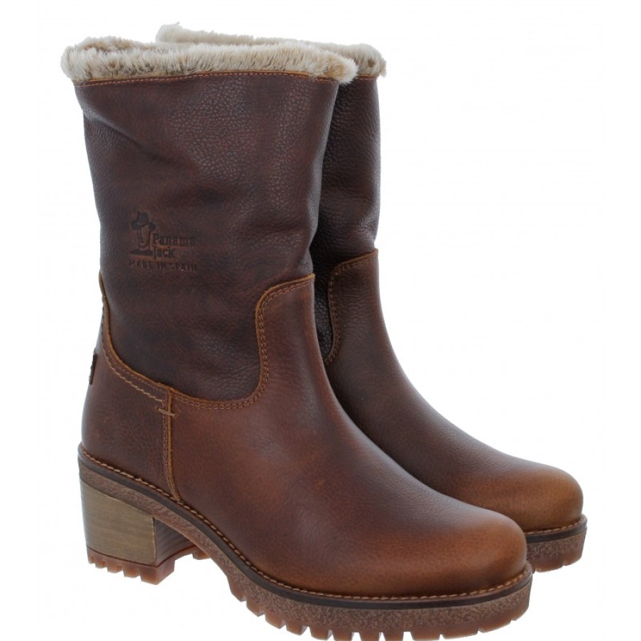 Women'S Panama Jack | Piola Boots - Bark Leather