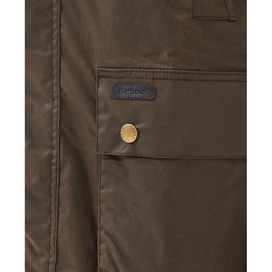 Men'S Barbour | Alston Wax Mwx2187 Jacket - Brown